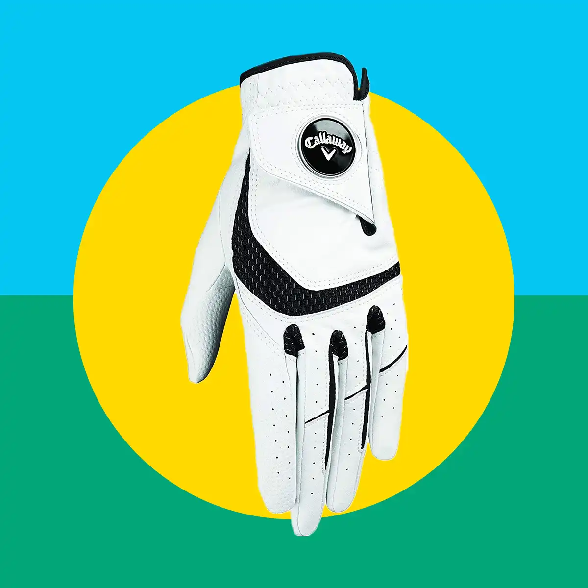 Diseño gráfico con imagen de un guante de golf para mujer destacado