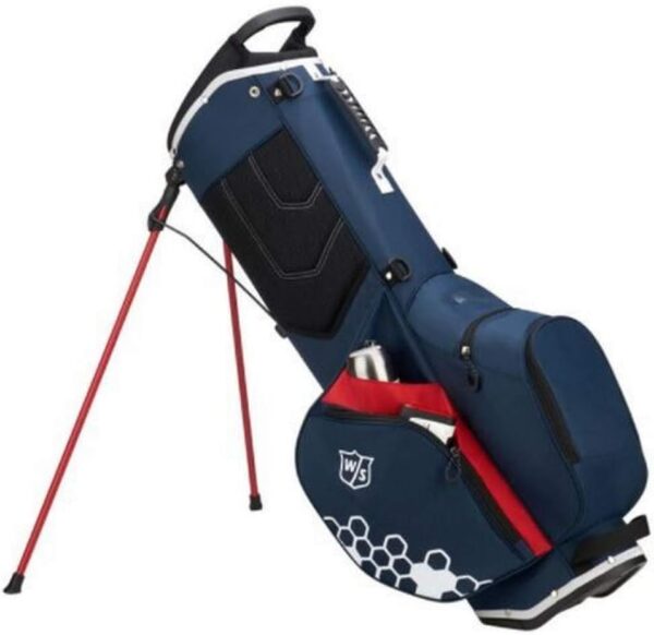 Bolsa de golf con tripode Wilson Staff Feather impermeable, para carro color Azul - Imagen 3