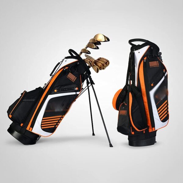 Bolsa de golf con tripode Prujoy  impermeable, para carro color Orange - Imagen 2