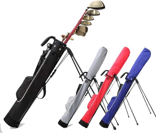 Bolsa de golf con tripode Courtieyeardceastea  impermeable, ligera, Pitch & Putt, tipo lápiz color Negro - Imagen 5