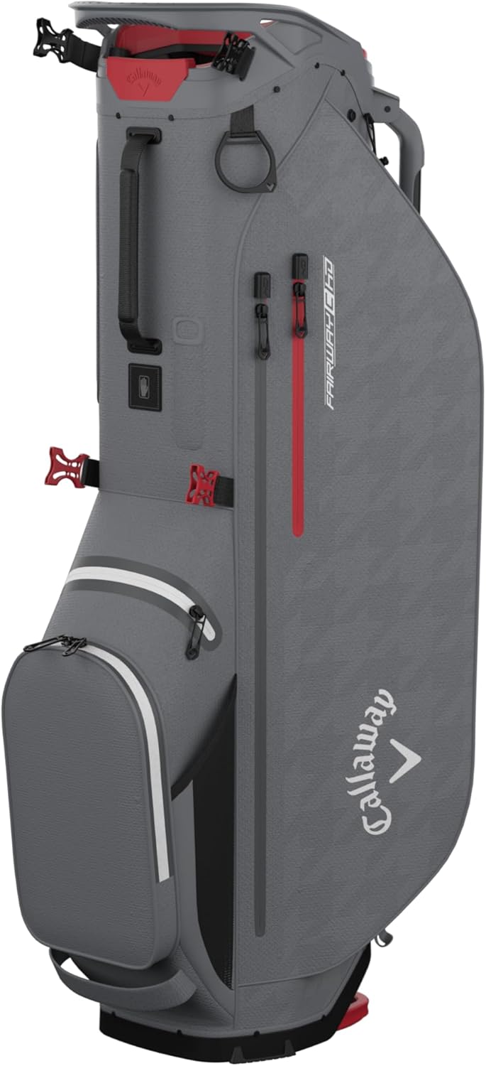 Bolsa de golf para carro Callaway Golf Fairway C HD impermeable color Charcoal/Houndstooth