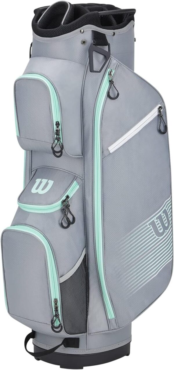 Bolsa de golf para carro Wilson Prostaff Cart  color Jade (Gris/Blanco)