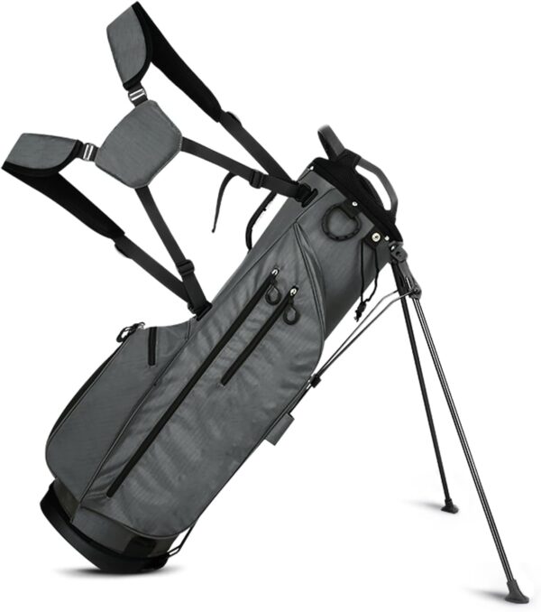 Bolsa de golf con tripode Itals  ligera color gray