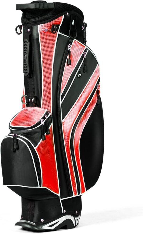 Bolsa de golf para carro Goplus  ligera color rojo