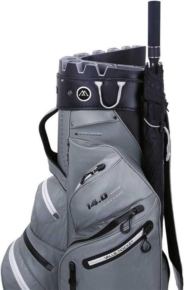 Bolsa de golf para carro Big Max Dri Lite SIlencio impermeable color Gris - Imagen 7