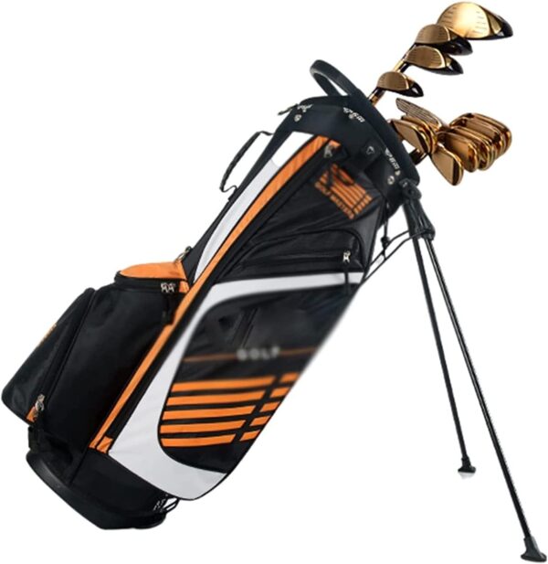 Bolsa de golf con tripode Prujoy  impermeable, para carro color Orange