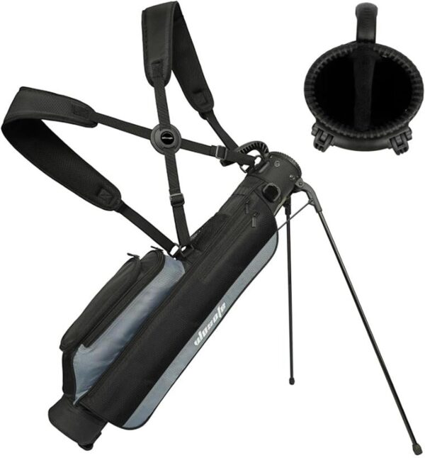 Bolsa de golf con tripode Dickly  impermeable, ligera, Pitch & Putt, tipo lápiz color Gris - Imagen 4
