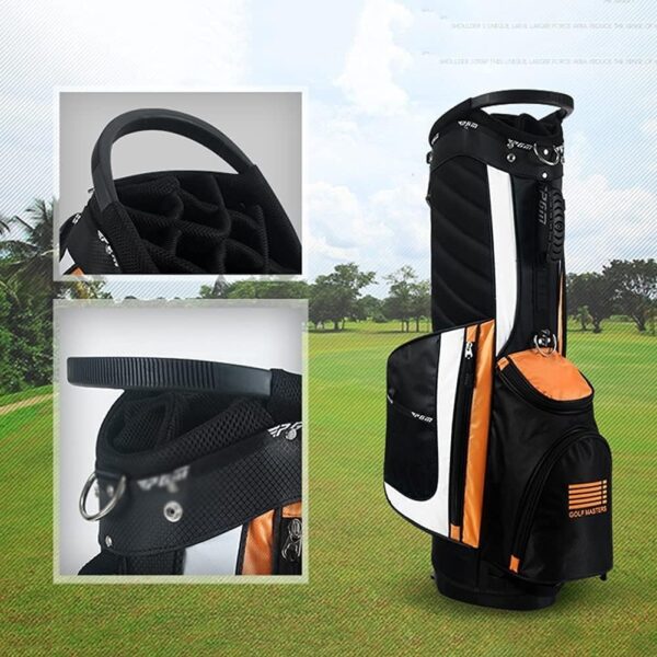 Bolsa de golf con tripode Prujoy  impermeable, para carro color Orange - Imagen 6