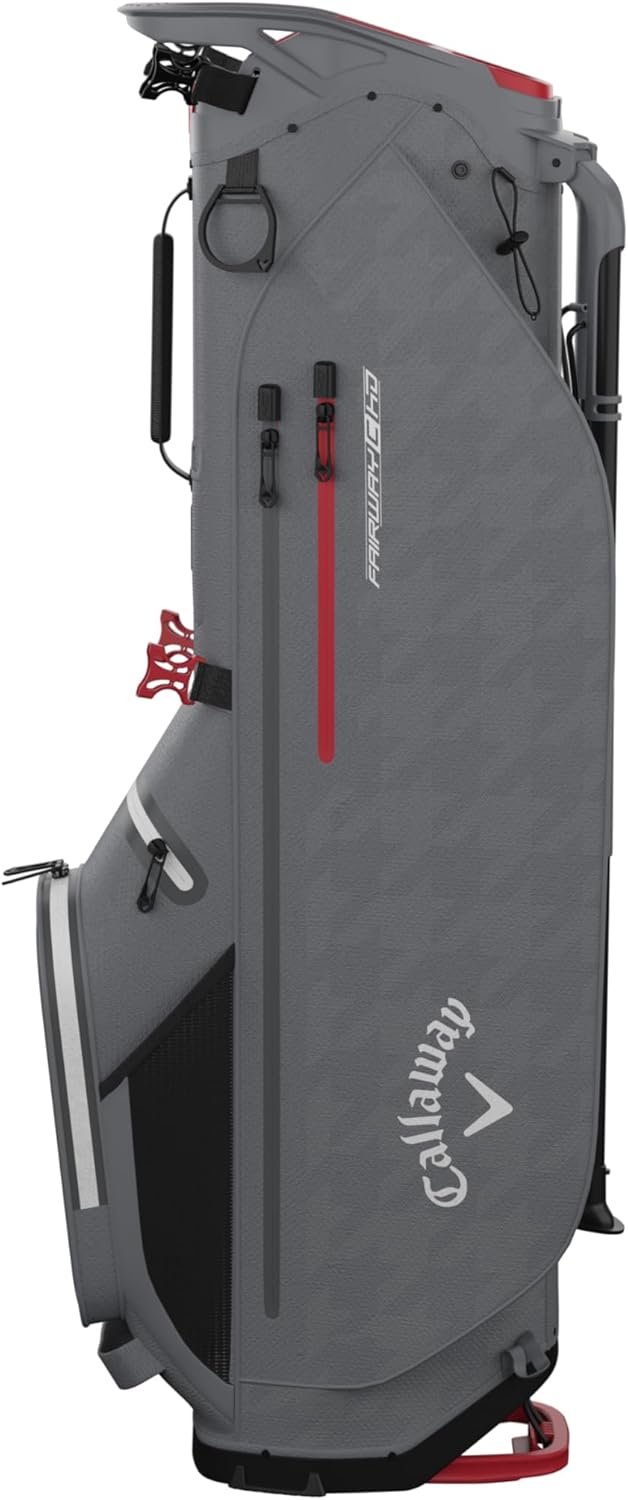 Bolsa de golf para carro Callaway Golf Fairway C HD impermeable color Charcoal/Houndstooth - Imagen 5