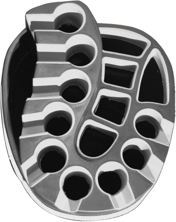 Bolsa de golf para carro Longridge   color Blanco y Negro - Imagen 2