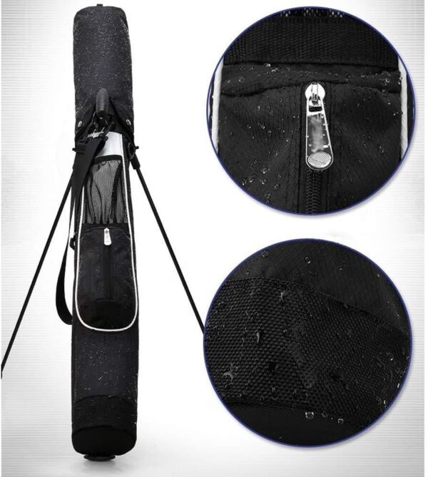 Bolsa de golf con tripode Sdtoop  impermeable, ligera, Pitch & Putt, tipo lápiz color Blue - Imagen 4