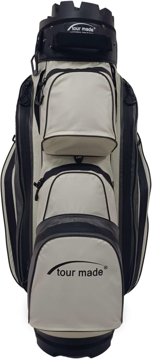 Bolsa de golf para carro Tour-Made  impermeable color Grey-Beige