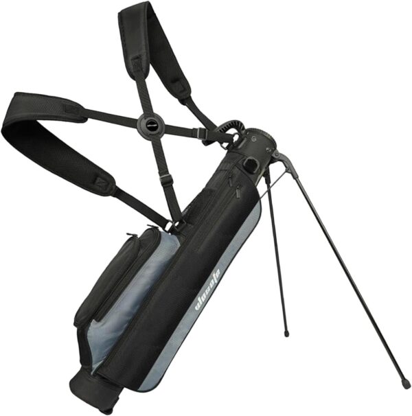 Bolsa de golf con tripode Dickly  impermeable, ligera, Pitch & Putt, tipo lápiz color Gris