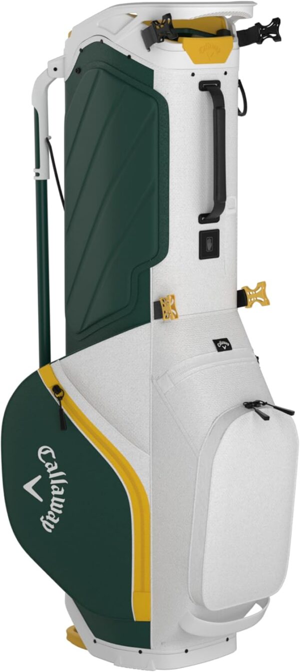 Bolsa de golf para carro Callaway Fairway C Double  color Blanco/Verde Atlético/Dorado - Imagen 3