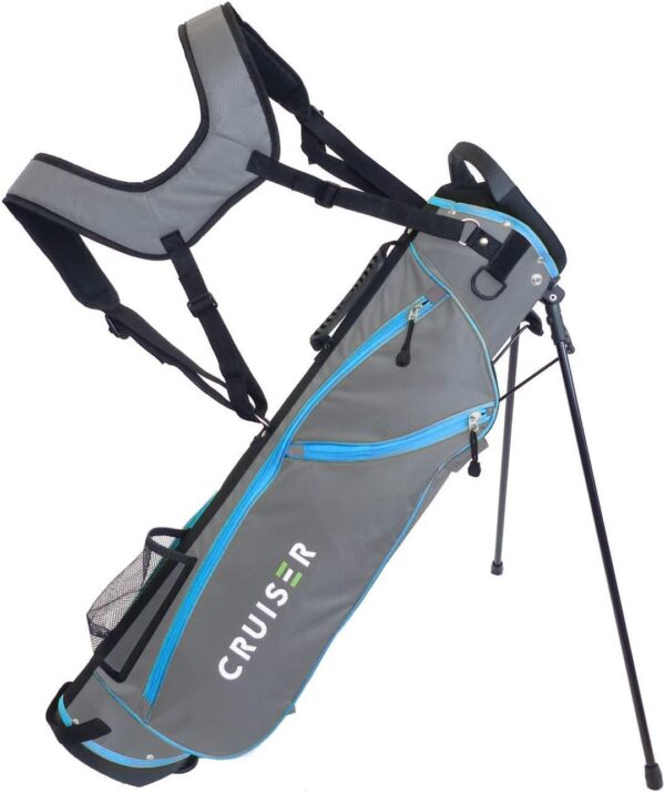 Bolsa de golf con tripode Cruiser Golf CR-Lite ligera color Gris y azul