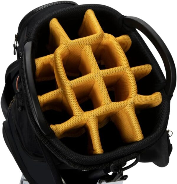 Bolsa de golf para carro Cobra Ultralight Pro ligera color Fusión de oro negro - Imagen 5