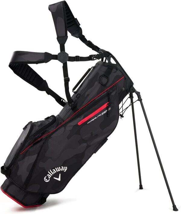 Bolsa de golf con tripode Callaway Hyper Lite Zero para carro color negro camuflaje - Imagen 3