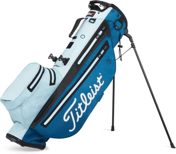 Bolsa de golf con tripode Titleist Players 4 impermeable, para carro color LAGOON/SKY/BLACK