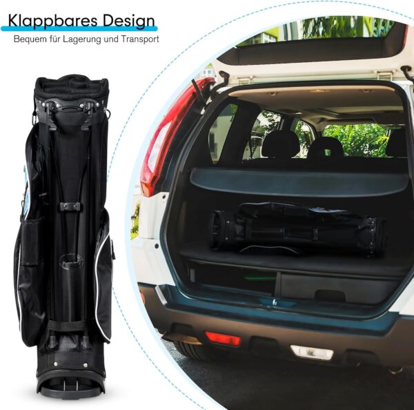 Bolsa de golf con tripode Gymax  impermeable color Azul - Imagen 7