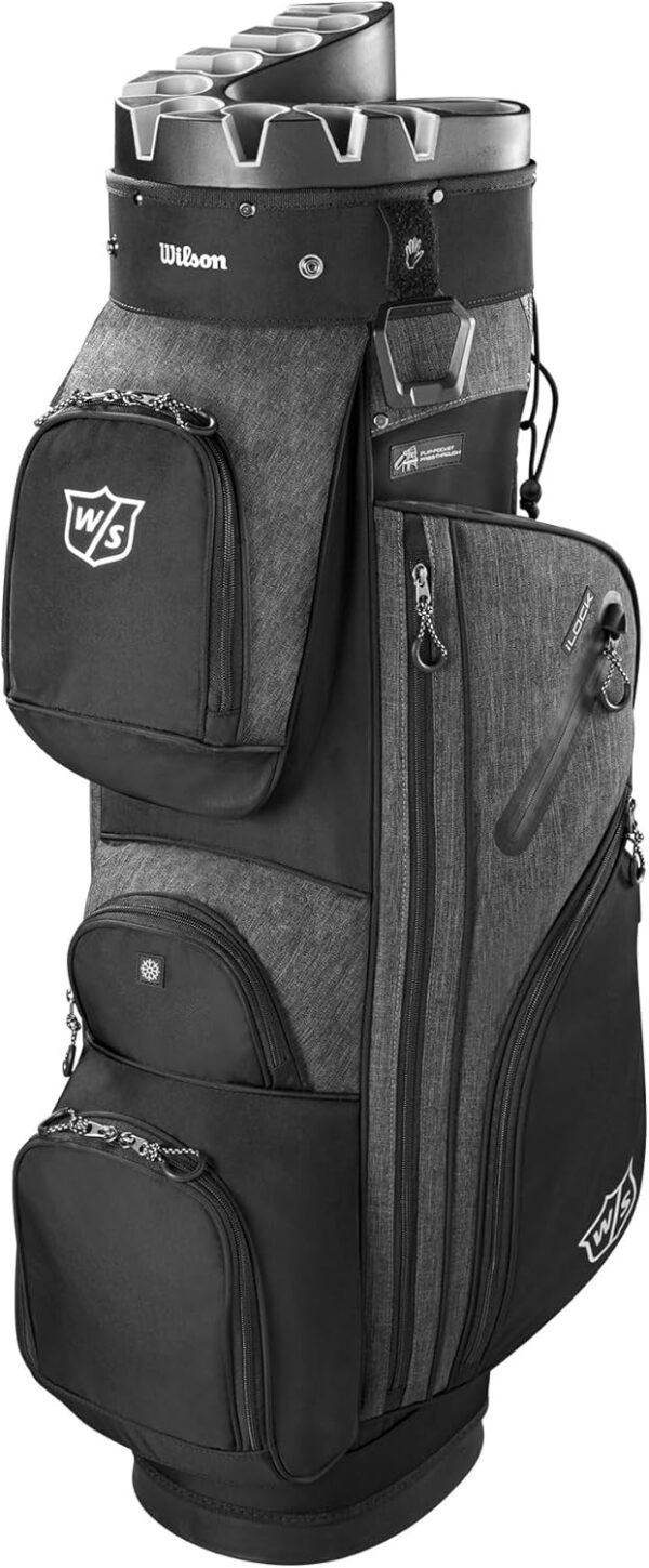 Bolsa de golf para carro Wilson I-Lock 3  color Azul marino/Negro