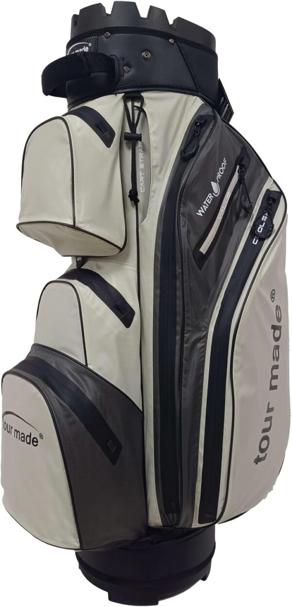 Bolsa de golf para carro Tour-Made  impermeable color Grey-Beige - Imagen 7