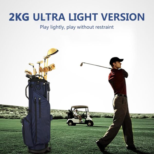 Bolsa de golf con tripode Itals  ligera color gray - Imagen 4