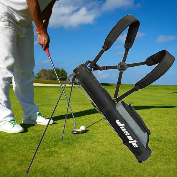 Bolsa de golf con tripode Dickly  impermeable, ligera, Pitch & Putt, tipo lápiz color Gris - Imagen 2
