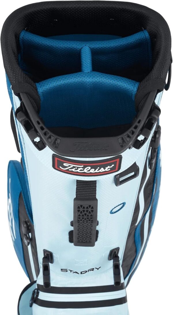 Bolsa de golf con tripode Titleist Players 4 impermeable, para carro color LAGOON/SKY/BLACK - Imagen 3