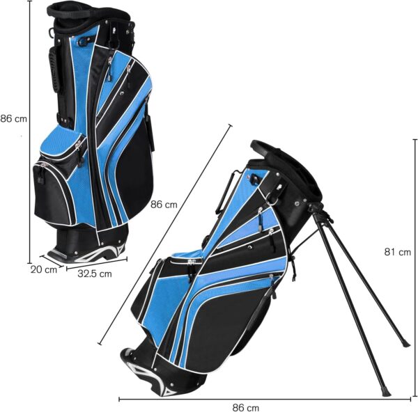Bolsa de golf con tripode Gymax  impermeable color Azul - Imagen 5