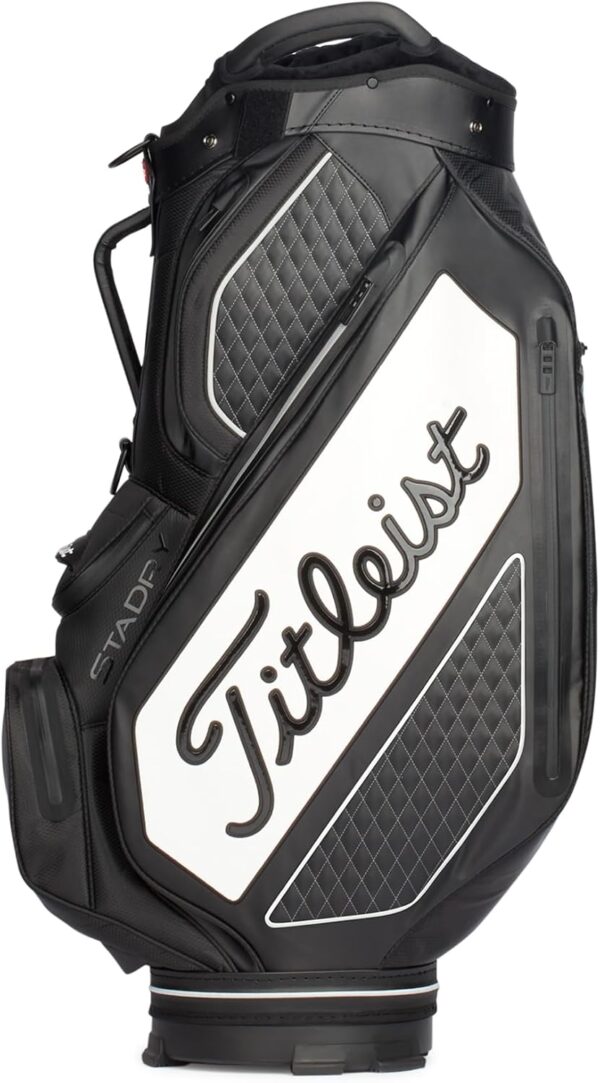 Bolsa de golf para carro Titleist Tour Series impermeable color BLACK/WHITE - Imagen 7