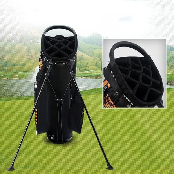Bolsa de golf con tripode Prujoy  impermeable, para carro color Orange - Imagen 5
