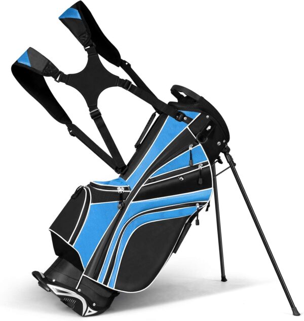 Bolsa de golf con tripode Gymax  impermeable color Azul