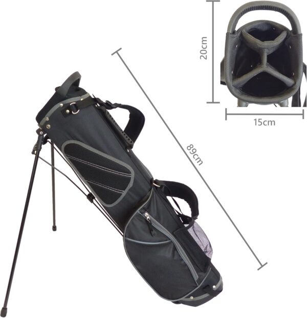Bolsa de golf con tripode Cruiser Golf CR-Lite ligera color Gris y azul - Imagen 3