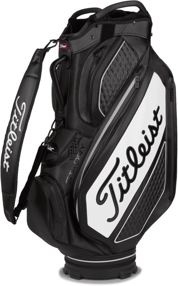 Bolsa de golf para carro Titleist Tour Series impermeable color BLACK/WHITE - Imagen 2