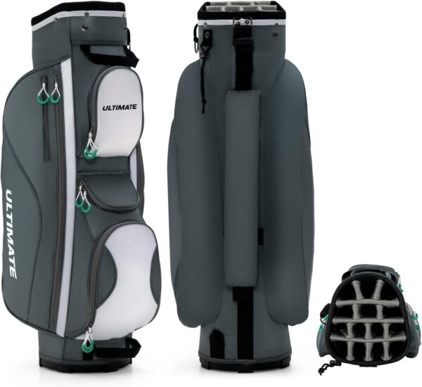 Bolsa de golf para carro Lifezeal Ultimate ligera color Gris