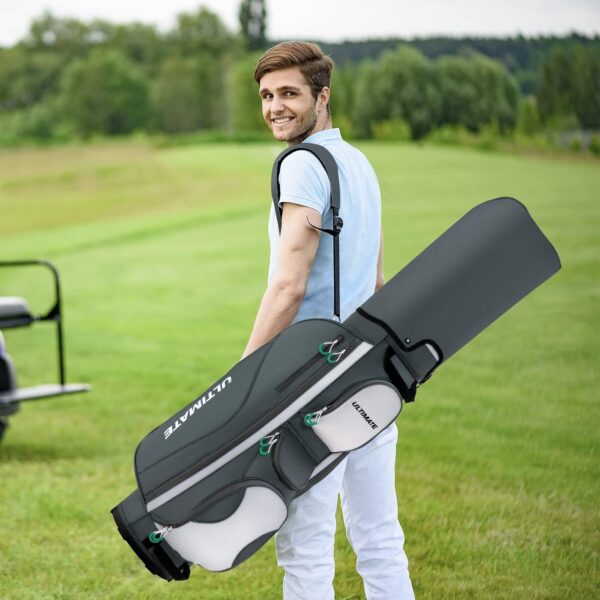 Bolsa de golf para carro Lifezeal Ultimate ligera color Gris - Imagen 2