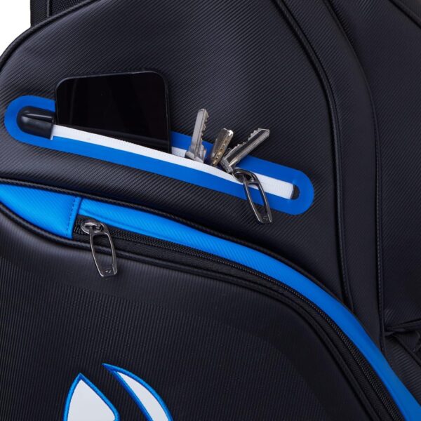 Bolsa de golf para carro Taylormade 2023 Deluxe  color negro y azul - Imagen 3