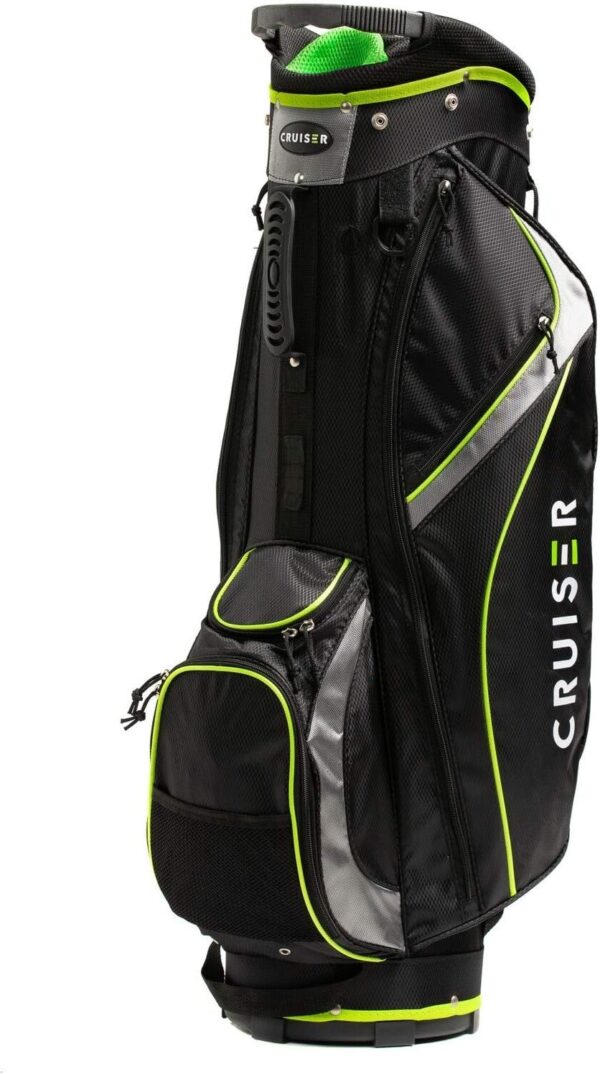 Bolsa de golf para carro Cruiser Golf   color Negro / Verde / Plata - Imagen 2