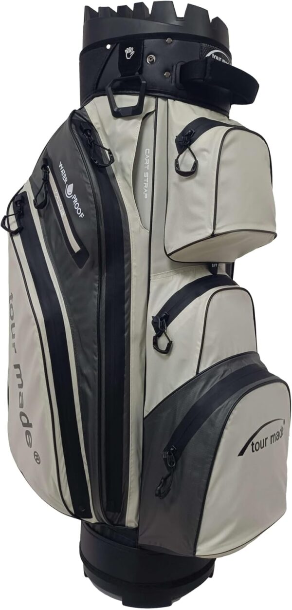 Bolsa de golf para carro Tour-Made  impermeable color Grey-Beige - Imagen 5