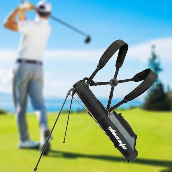 Bolsa de golf con tripode Dickly  impermeable, ligera, Pitch & Putt, tipo lápiz color Gris - Imagen 5