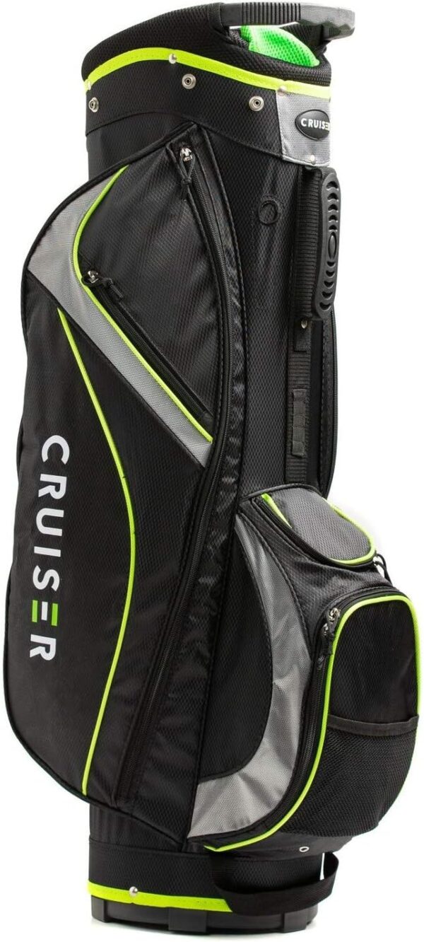 Bolsa de golf para carro Cruiser Golf   color Negro / Verde / Plata