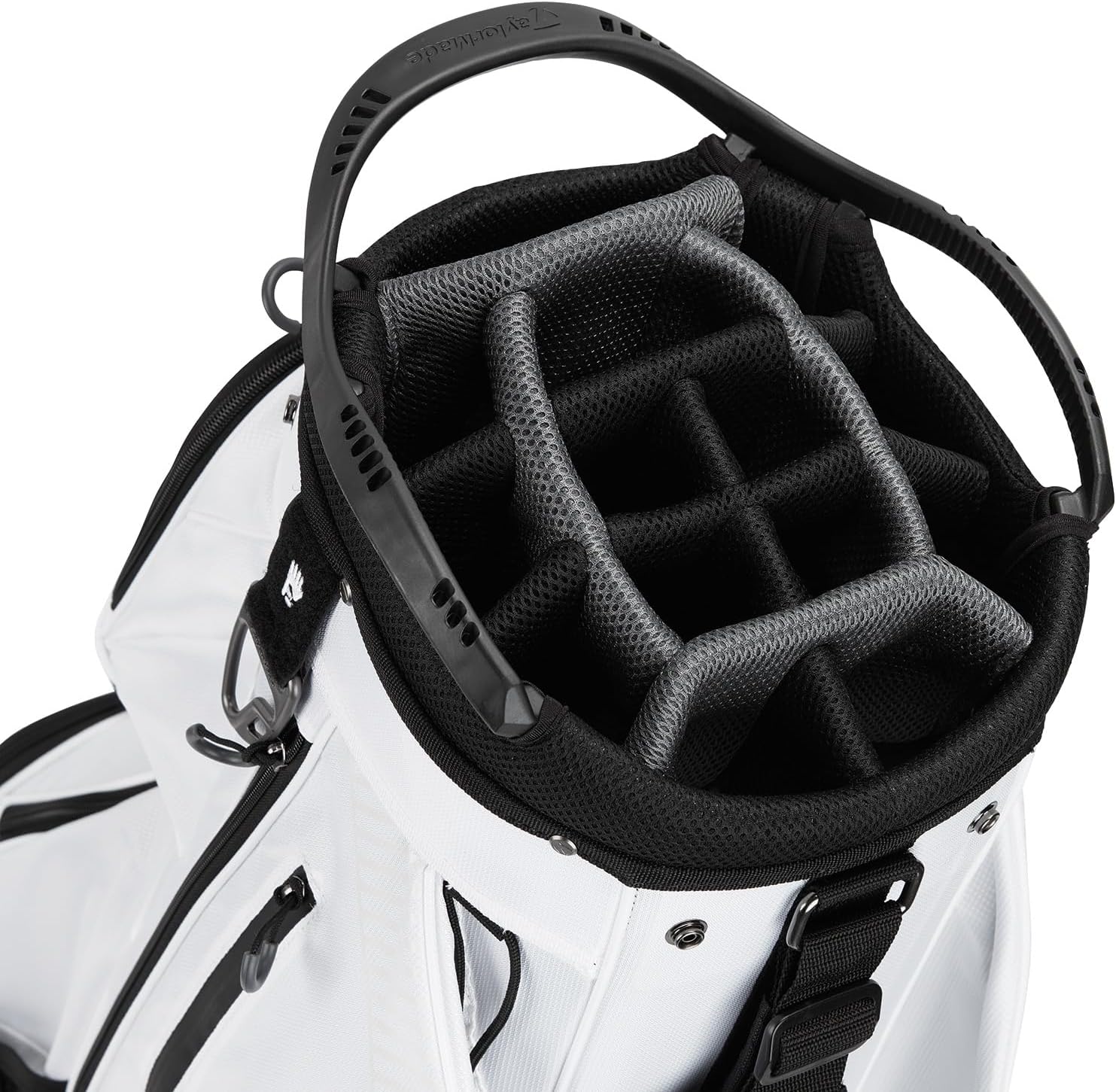 Bolsa de golf para carro Taylormade Pro Cart 6 color Blanco - Imagen 5