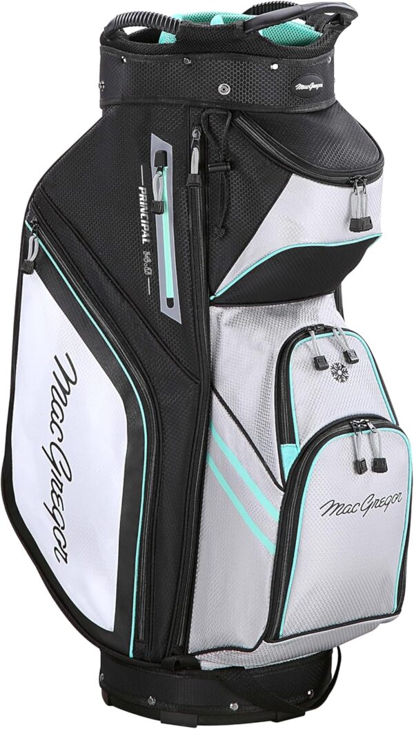 Bolsa de golf para carro Macgregor Principal 14.0  color Menta fría/gris - Imagen 3