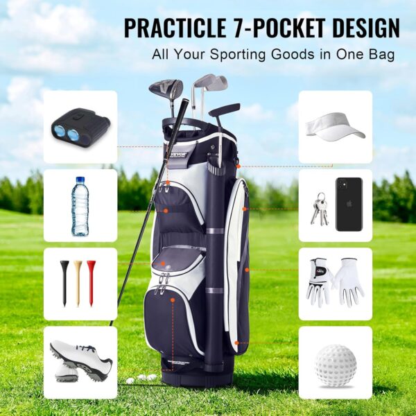 Bolsa de golf para carro Vevor  impermeable color Negro - Imagen 4