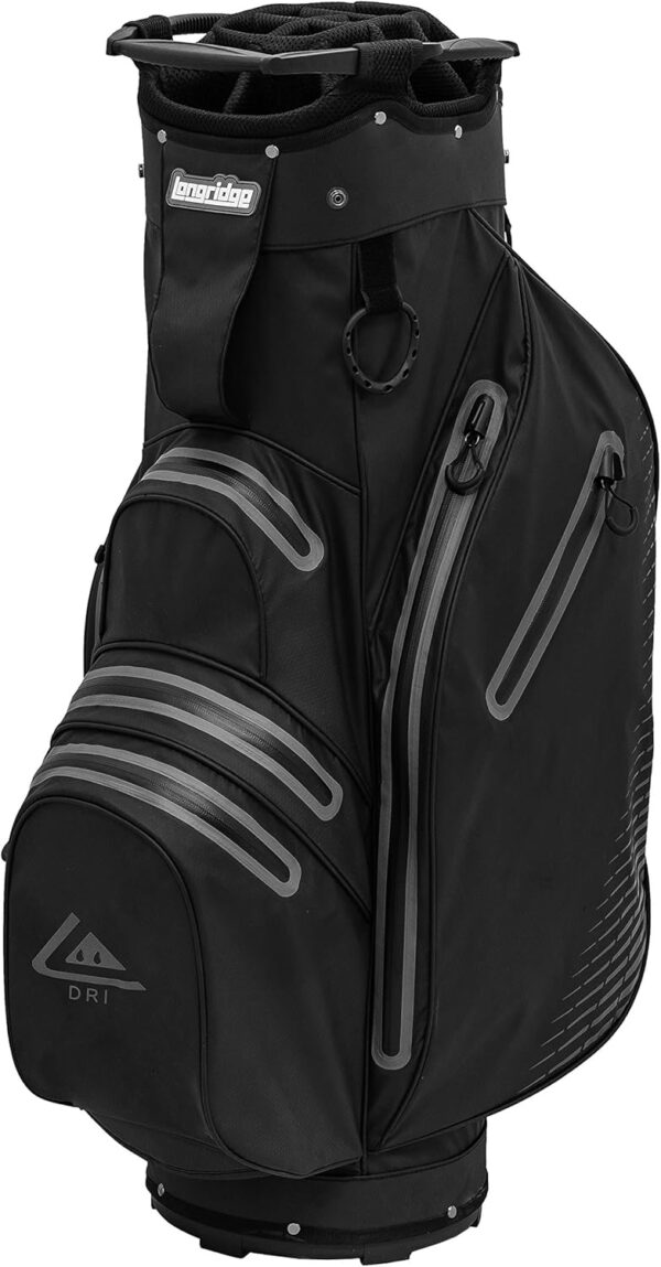 Bolsa de golf para carro Longridge  impermeable color Negro/Gris