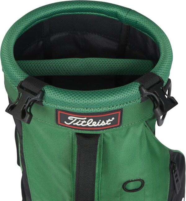 Bolsa de golf ligera Titleist Carry bag Pitch & Putt, tipo lápiz color verde y negro - Imagen 3