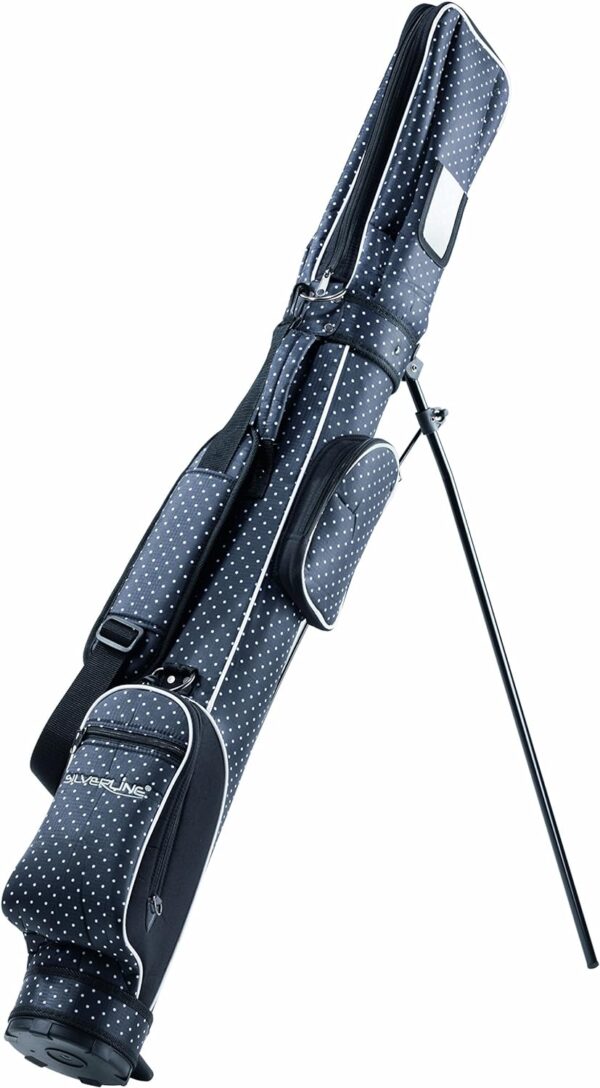 Bolsa de golf con tripode Silverline Sunday  Pitch & Putt, tipo lápiz color Black/White