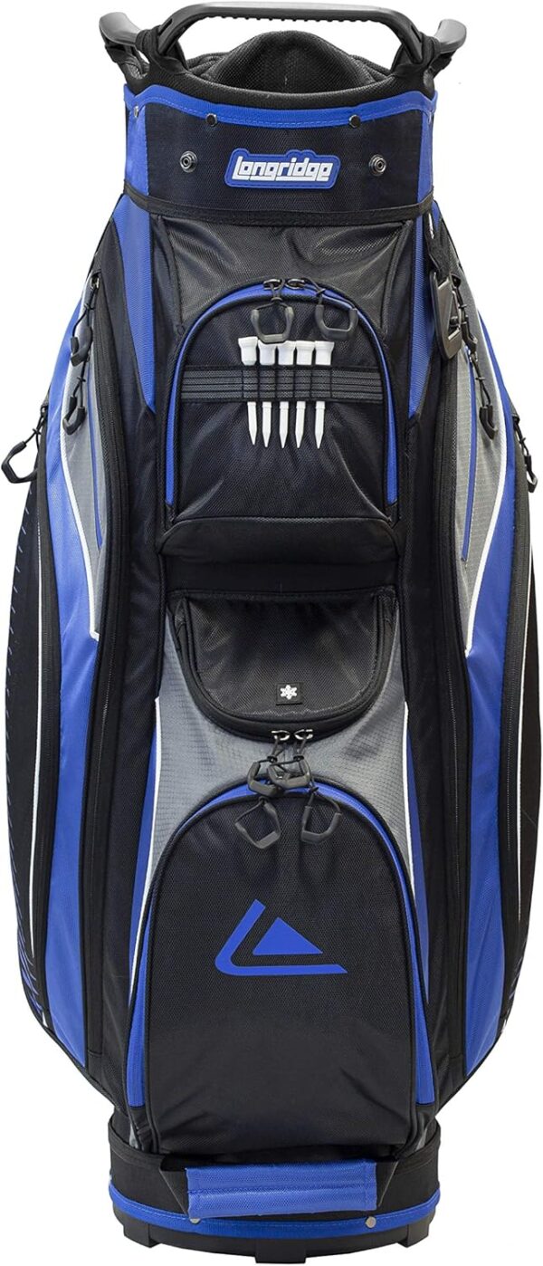 Bolsa de golf para carro Longridge   color NEGRO/CHAR/AZUL - Imagen 4